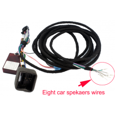 5 Meter amplifier bypass cable for VW Touareg and multivan